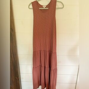 Dylan Terracotta Sleeveless Maxi Dress